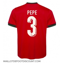 Maillot de football Réplique le Portugal Pepe #3 Domicile Europe 2024 Manche Courte