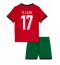 Maillot de football Réplique le Portugal Rafael Leao #17 Domicile Enfant Europe 2024 Manche Courte (+ Pantalon court)