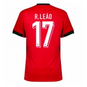 Maillot de football Réplique le Portugal Rafael Leao #17 Domicile Europe 2024 Manche Courte