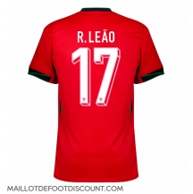 Maillot de football Réplique le Portugal Rafael Leao #17 Domicile Europe 2024 Manche Courte