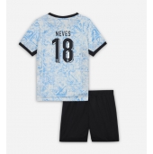 Maillot de football Réplique le Portugal Ruben Neves #18 Extérieur Enfant Europe 2024 Manche Courte (+ Pantalon court)